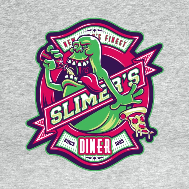 Slimer's Diner - Ghostbusters Pizza by Nemons